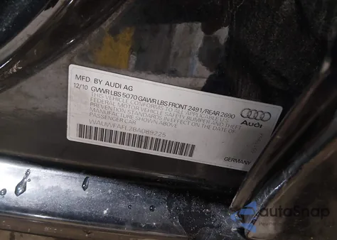 2011 Audi A4 2.0T Premium из США, поврежденный, VIN WAUWFAFL2BA089225